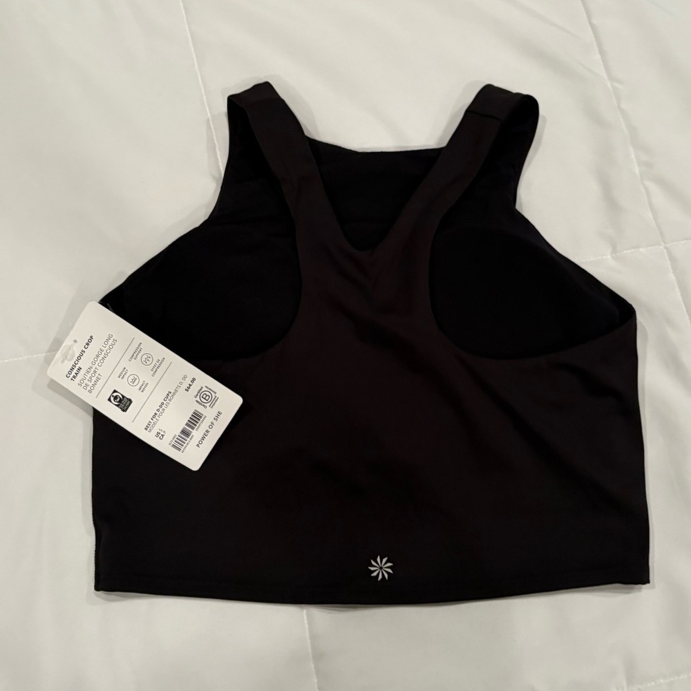 NWT Athleta Conscious Crop Workout Top - Picture 4 of 6